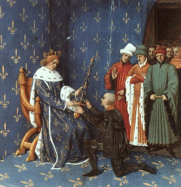 Jean Fouquet Bertrand with the Sword of the Constable of France china oil painting image